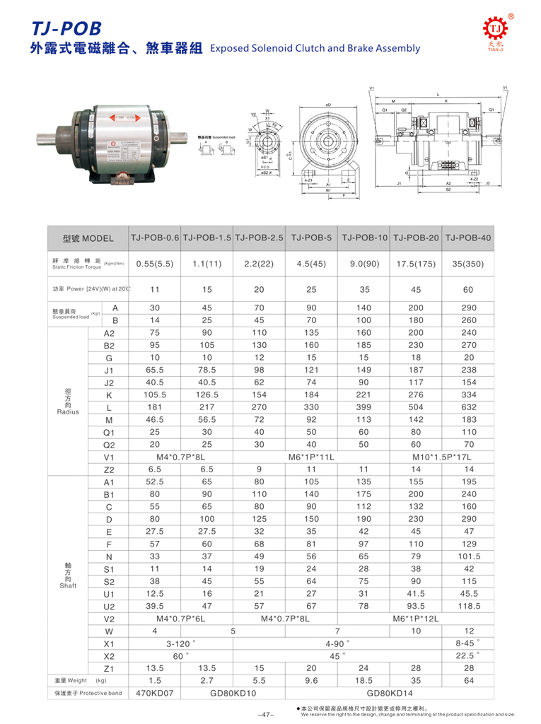 电磁离合刹车器 电磁离合刹车器